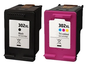 2 Tinte 302XL für HP 302 Deskjet 3630 2132 2130 3632, Envy 4520 4527 4523 - Bild 1 von 7
