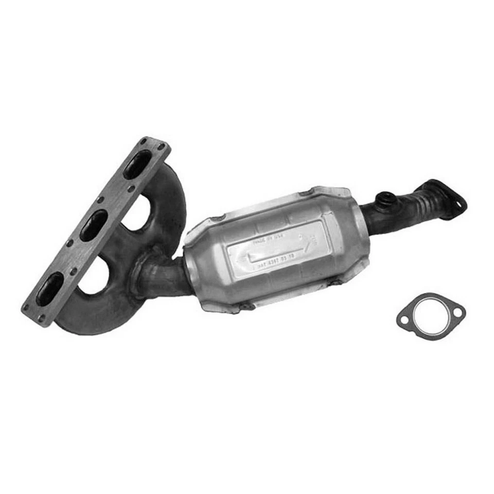 Convertidor catalítico trasero con colector de escape integrado para BMW 325i 2005 Foto 1 de 2