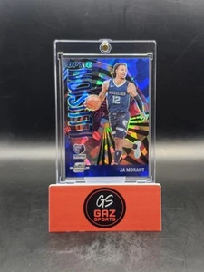 2023-24 Contenders Optic Ja Morant #7 Optic Illusion Blue Cracked Ice Prizm /75 - Bild 1 von 2