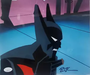 1999 BATMAN BEYOND HAND PAINTED PRODUCTION ANIMATION CEL SIGNED BRUCE TIMM JSA - Picture 1 of 7