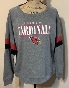 Arizona Cardinals Team Apparel Women's Sweatshirt Large Gray NWT G5 - Picture 1 of 6
