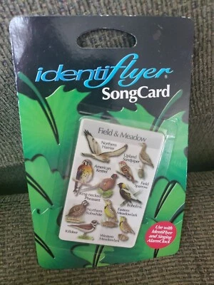 Identificador Tarjeta de Canción BIRDS FIELD & MEADOW Identificador de Sonido de Pájaro Nuevo Sellado Foto 1 de 3
