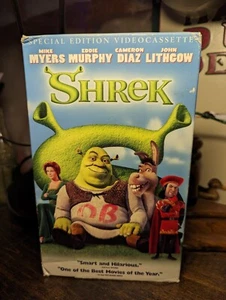 Shrek (2001) VHS Tape (PG) -Special Large Sleeve- DreamWorks Mike Myers - Picture 1 of 6