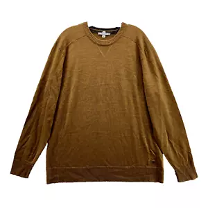 Smartwool Sweater Men's XL Brown Wool Blend Pullover Preppy Golf Corpcore Travel - Picture 1 of 9