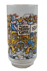 1981 The Great Muppet Caper Happiness Hotel Collector Glass McDonalds - Picture 1 of 6