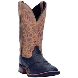 NUEVAS BOTAS OCCIDENTALES LAREDO TOPEKA PARA HOMBRE PUNTA CUADRADA ANCHA 7824 NUEVAS EN CAJA - Imagen 1 de 7