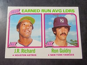 1980 Topps Baseball #207 J.R. Richard & Ron Guidry *BUY 2 GET 1 FREE*