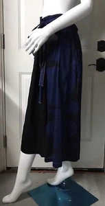 Gru nera origami culotte blu e nero stampa P taglia XS, S, L nuova con etichette OC-07 - Foto 1 di 8