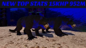 ARK Survival Ascended PvE PC/XBOX/PS5 Top Stats Thylacoleo SubZero 952m (thyla) - Picture 1 of 7