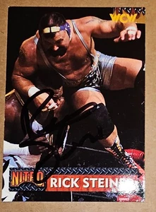 Signierte handsignierte WCW Rick Steiner Topps Karte #5 1999 WWE Steiner Brothers - Bild 1 von 3