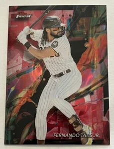 2024 Topps Finest Red Lava Refractors, Fernando Tatis Jr., SN 10/10, 1:341 Packs - Picture 1 of 8