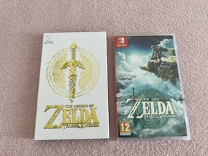 Zelda Tears Of The Kingdom Nintendo Switch Game + Collectable Slipcase Cover - Picture 1 of 6