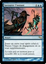1X Savor the Moment Shadowmoor French EX MTG CARD