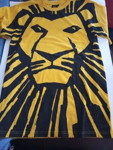 The Lion King Disney Broadway Production graphic t-shirt New w/o tag yellow Med - Picture 1 of 2