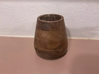 Wooden Toothbrush Holder Pre-owned.    5” X 4” - Image 1 of 4
