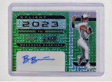2022 Leaf Metal Flight 2023 To Auto Green Mojo #FT-BB1 Brandon Barriera 1/1