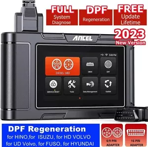 Ancel HD3200 DPF Rgen Heavy Duty Truck Tools OBD2 Scanner for Hino Fuso UD Volvo - Picture 1 of 14