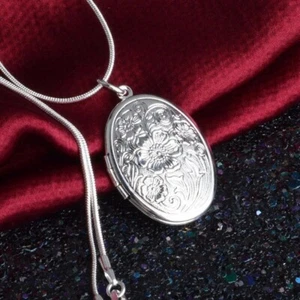 Anhänger Medaillon iLchev® #YP238 mit Halskette 45 cm - 925 Sterling Silber - Bild 1 von 5