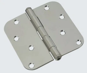 National Hardware N830-270 Edelstahl runde Kante 4" Türscharnier - 1er Pack - Bild 1 von 2
