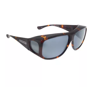 New JONATHAN PAUL Polarized Sunglasses Fitovers Aviator Tortoise AV002 Ex Large - Picture 1 of 4