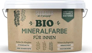 SEEBAUER diy Bio-Mineralfarbe Weiß - Atmungsaktive Innenfarbe für Allergiker - Bild 1 von 1
