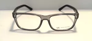 Lente de demostración de humo transparente de 53 mm para hombre ARMANI EXCHANGE AX3016 8239 - Imagen 1 de 7