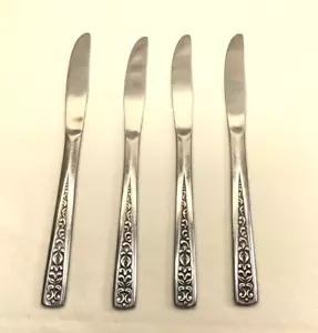Vintage Nasco Tafelmesser Edelstahl Korea Besteck 4er Set - Bild 1 von 7