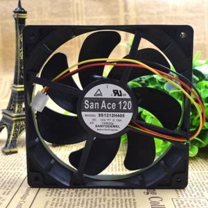 Sanyo Silent Kühlgebläse 9S1212H405 12V 0,19A 120*120*25mm - Afbeelding 1 van 2