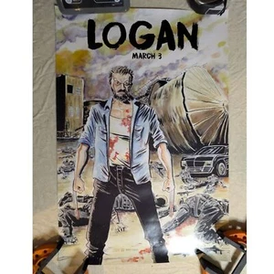 Logan Marvel Comics Art Wolverine Jeff Lemire 2017 Movie Promo Poster 13.5x20" - Picture 1 of 2