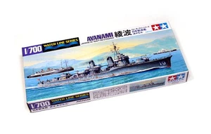 Buque de guerra Tamiya modelo militar 1/700 JAP. Hobby a escala de destructor AYANAMI 31405 - Imagen 1 de 3