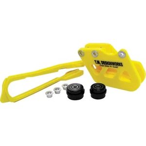 TM Designworks Dirt Cross Multi-Purpose Chain Slide-N-Guide Kit - Yellow - Picture 1 of 4