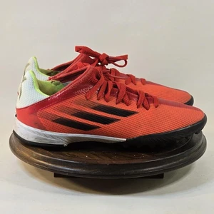 Scarpe Adidas X Speedflow .3 Turf rosse nere US 4 tacchetti calcio giovanili FY3321 - Foto 1 di 11