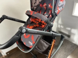 Cosatto Giggle Quad Charcoal Mister Fox Pushchair/pram/bassinet With Foot Muff - Picture 1 of 17