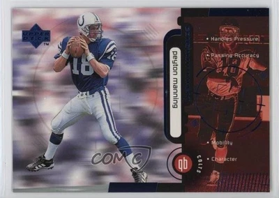 1998 Upper Deck Constant Threat Peyton Manning #CT2 Rookie RC HOF - Image 1 of 2