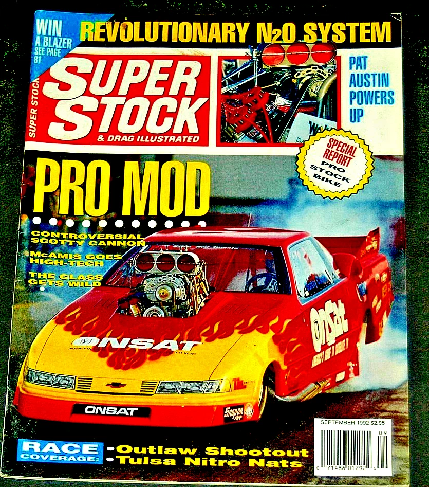 SuperStock & D I September 1992  Scotty Cannon, Tulsa Nationals/ Nitrous tech - Image 1 of 3