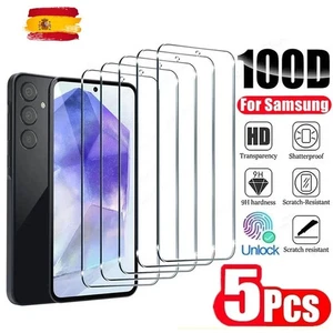 5x Protector pantalla Para Samsung A55 15 54 34 13 14 53 52 71 72 51 S20FE M31 - Imagen 1 de 5