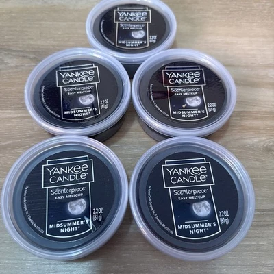 Yankee Candle Midsummer’s Night Scenterpiece Easy MeltCup 2,2 oz. X 5 Foto 1 de 3