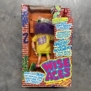 Wise Aces Hog Rock bambola 10" 1990 animata figura curva Albert Alfaro Jr vintage - Foto 1 di 12