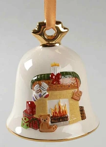 Goebel Annual Christmas Bell Presents By The Fireplace - Boxed 10008811 - Picture 1 of 1