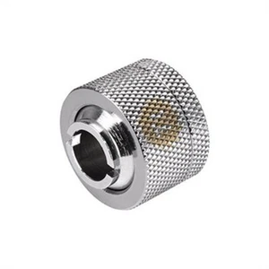 Thermaltake tt Pacific 1/2" IN x 5/8" OUT Compr. Anschlusstülle für DIY Chrom - Bild 1 von 2