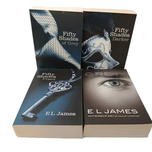Fifty Shades Of Grey/ Darker/Freed Trilogy & Grey by E.L. James FREE POSTAGE - Picture 1 of 14