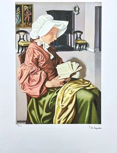 TAMARA DE LEMPICKA - The Reader I - signed, numebered edition 50/300, 50x65cm - Picture 1 of 4