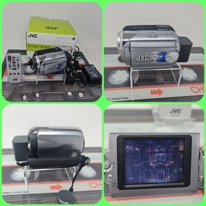 Jvc everio high Definition hdd camcorder 20GB handheld gz mg21ek boxed vintage  - Picture 1 of 16