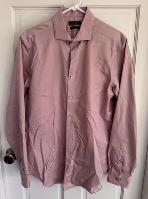 ***Calvin Klein Men’s Dress Shirt Soft Purple Sz 16 34/35 Slim Fit EUC*** - Image 1 of 4