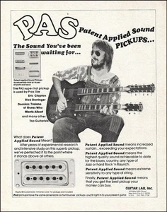 Eric Clapton 1977 PAS Patent Applied Sound pickups on double neck guitar - Picture 1 of 3