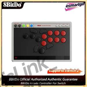 8BitDo Arcade ControlSwitch/Switch 2, Win10/11, All-Button Low-Profile Switches - Picture 1 of 6