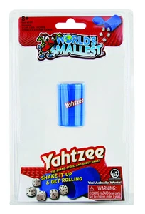World's Smallest YAHTZEE Dice Game/Cup Mini Yacht Pocket/Travel - Picture 1 of 4