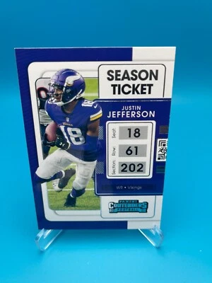 2021 Panini Contenders - #63 Justin Jefferson - Image 1 of 2
