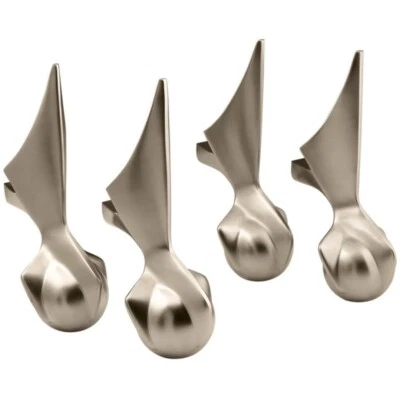 Juego de 4 KOHLER K-102-BV PATAS ANTIGUAS DE BOLA Y GARRA VIBRANTE BRONCE CEPILLADO ¡NUEVO! Foto 1 de 4