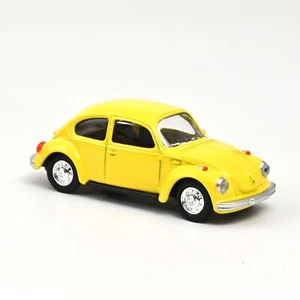 Maggiolino Volkswagen giallo 1/64 Norev 3 pollici scatola di cartone nuovo - Foto 1 di 2